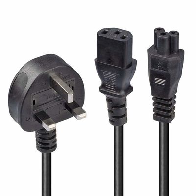 IEC60320 C13 C5 con cavo di alimentazione a 3 pin UK BS Standard 10A-16A