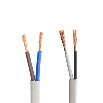300/300V VDE nominale approvato 2 nuclei 2x16/0.2mm H03VVH2-F Cavo di alimentazione flessibile in rame sottile senza ossigeno per cavo piatto a LED