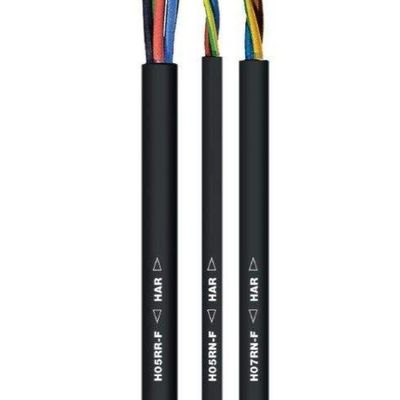 Isolamento in gomma H05rn f 2x0 5 Flessibile filo elettrico con involucro cavo multi-core per esigenze elettriche 300/500V