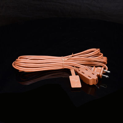 2X16AWG Protezione dall'isolamento marrone ETL Plug Power Cord Extension Cord NEMA Tipo di estremità maschile ETL Conforme ETL Certificato