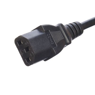 Apparecchio per la casa Oxygen Free Bared Stranded Copper 3 Pin 16A Plug Power Cord C13 Connector Nero Italia Cordone di alimentazione standard