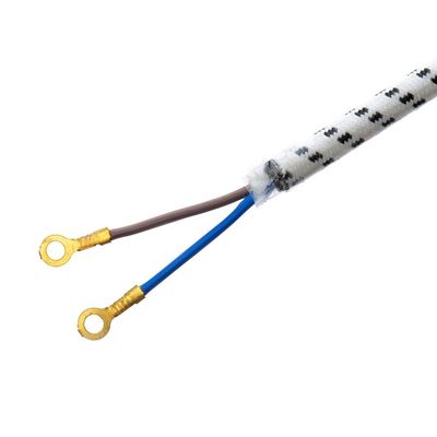 10A/250V PSE 2Pin Plug Power Cord 4.8mm Terminal SNI Bianco con Rame di Rame di Rame di Rame di Rame di Rame