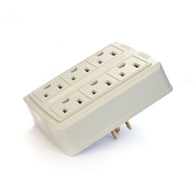 Adaptatore di presa portabile standard americano ETL Ricarica veloce e sicura per dispositivi mobili Voltaggio nominale 125V