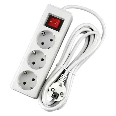 CE Certificato UE Striscia di alimentazione di presa di estensione con cavo 3x1,5 mm e interruttore WIFI NO standard UE 1 metro cavo con interruttore