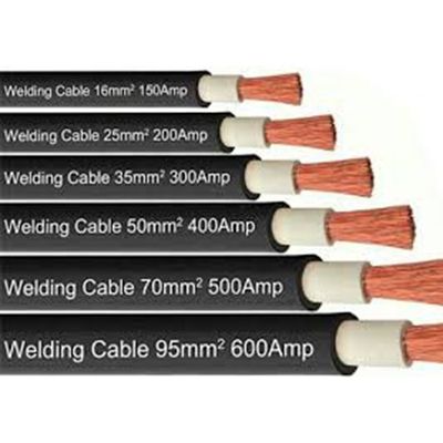 Underground Stranded Conductor Double Insulation 16mm2-95mm2 Welding Cable for Electrical Power and Home Appliances