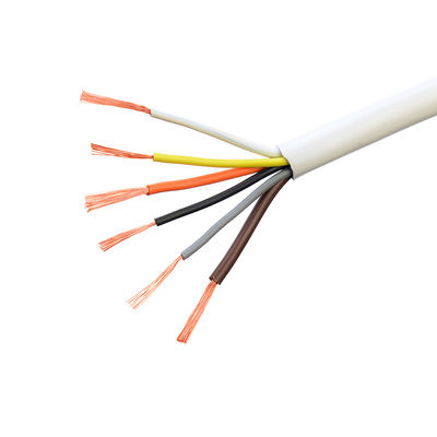 Brown/Blue/Yellow-Green/White Flexible Core 2-6CX0.5MM2-10MM2 Household Appliances Electrical Power Cable With PVC Jacket