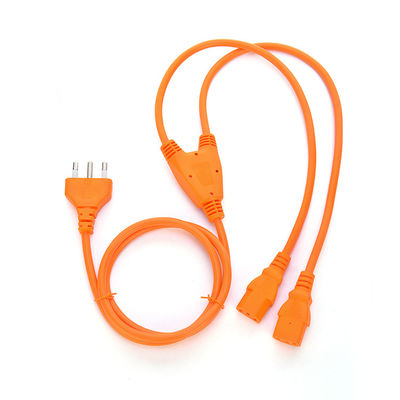 Cordo di alimentazione per computer certificato IMQ Y Splitter 3 pin con presa C13 con presa WIFI NO Grassing Grassing standard