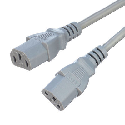 Commercial Grade CCC Certified Computer Power Cord Y Splitter 3C Plug con 2 Way C13 Plug Socket 16a 3pin