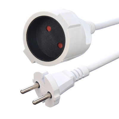 Cable Specification H05VV-F 2x1.0mm2 Network SDK Direct VDE 10A Plug Power Cords Cordoni di estensione per elettrodomestici