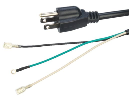 Corde di alimentazione Corde di estensione ETL Corde di alimentazione standard Marrone Lunghezza 5FT / OEM Nero presa 2 pin Corde di alimentazione per elettrodomestici