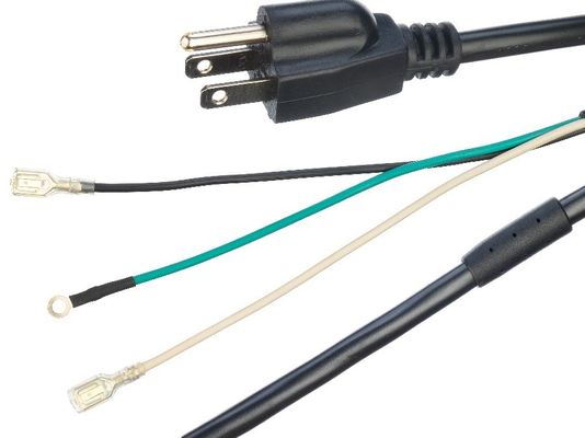 Corde di alimentazione Corde di estensione ETL Corde di alimentazione standard Marrone Lunghezza 5FT / OEM Nero presa 2 pin Corde di alimentazione per elettrodomestici