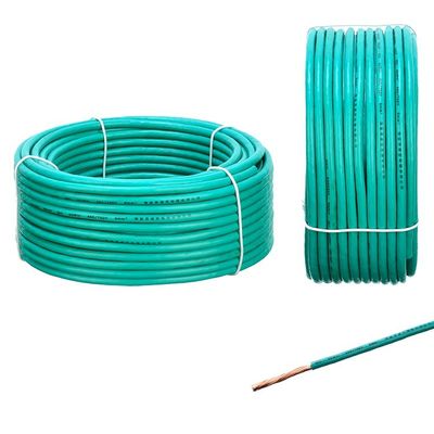 Materiale isolante in PVC 100M/1roll Flessibile filo di rame a singolo nucleo conduttore di rame per elettrodomestici Cavo di alimentazione elettrica