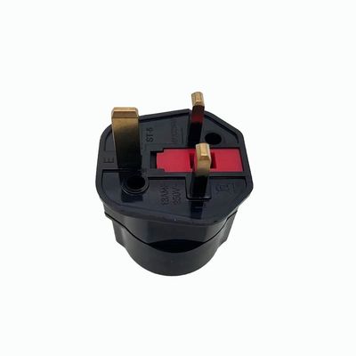 Adattatore di uso generale UK 3 pin con fusibile alla presa UE 2 pin e contatto con la terra CE certificato