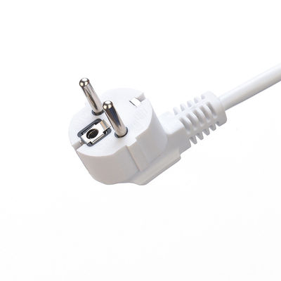 Protezione contro le sovratensioni da banda di alimentazione di tipo UE 3 presa di cavo di estensione a banda con H03vvh2 f 2x0.75mm2 cavo di alimentazione e presa elettrica
