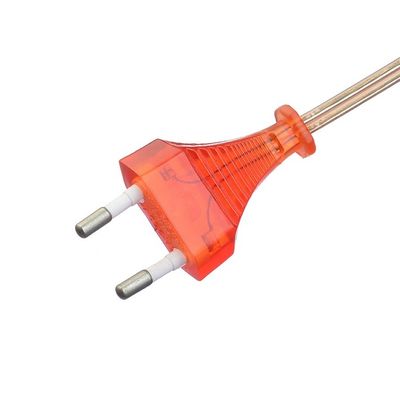 Commercial Direct 2.5A 2 Pin Plug Power Cords Black Kettle Plug con connettore IEC60320 C7 VDE