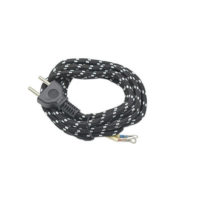 Corde di estensione di fili elettrici commerciali VDE/SNI/KC 2 spina rotonda per ferro elettrico a Dubai, mercato del Medio Oriente