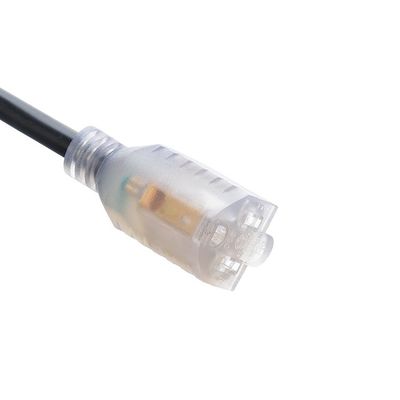6 ft nordamericano ETL 3 pin cavo di estensione esterno pesante con fine illuminato Femminile Tipo NEMA