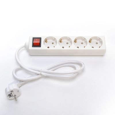 1m 2m 3m Adaptore europeo con 4 strisce di alimentazione H05VV-F 3x1.5mm2 Cavo di alimentazione Eu Plug 16A per la presa elettrica
