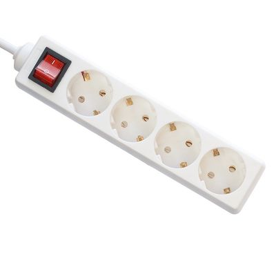 1m 2m 3m Adaptore europeo con 4 strisce di alimentazione H05VV-F 3x1.5mm2 Cavo di alimentazione Eu Plug 16A per la presa elettrica