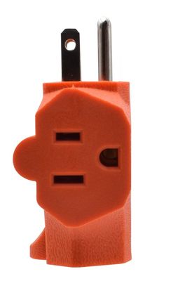SDK Network 15-amp Adapter 3 Terrazione da 1 a 3 prese Nema 5-15p a più Nema 5-15r presa di estensione multiuso impermeabile