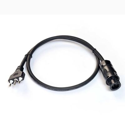 Cavo di estensione solare nero 16awg BC01 e 220v 10m IMQ Standard 3 Prong US Power Cord Oxygen Free Bared Stranded Copper