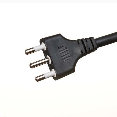 Cavo di estensione solare nero 16awg BC01 e 220v 10m IMQ Standard 3 Prong US Power Cord Oxygen Free Bared Stranded Copper
