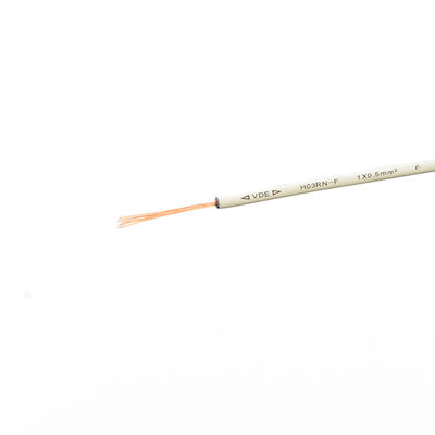 Cable isolante VDE standard H05 Rr Cavo di gomma 2x0.75 Cavo di rame per elettrodomestici e temperatura esterna -5C a 70C
