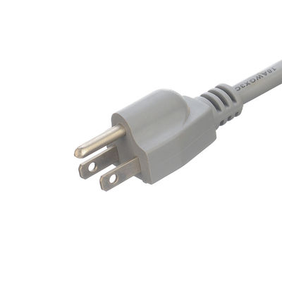 Corde di alimentazione commerciale ETL 14 AWG a fine aperto per laptop 15A NEMA-15P 3 fasi di presa di estensione del cavo di alimentazione a presa universale di marca
