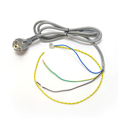 Collegamento del cavo di alimentazione Eu con anelli a punta aperta H05vv-f 3g1.0mm2 Cee7/7 Euro Cable di alimentazione 1.5mm e messa a terra standard