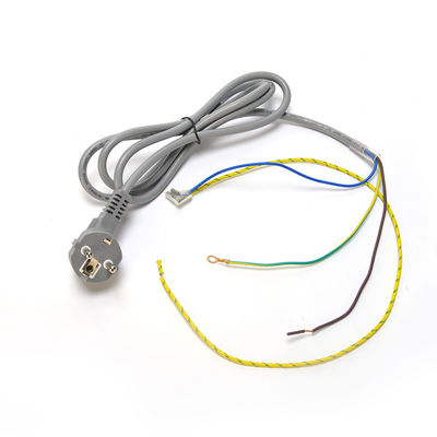 Collegamento del cavo di alimentazione Eu con anelli a punta aperta H05vv-f 3g1.0mm2 Cee7/7 Euro Cable di alimentazione 1.5mm e messa a terra standard