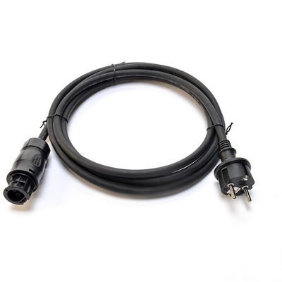 Isolamento in gomma H07RN-F Schuko Plug AC Power Cord per Betteri BC01 IP68 connettore e pannello solare inverter