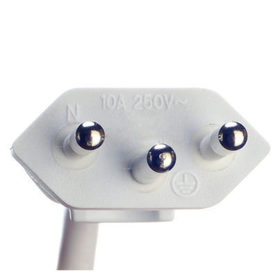 Personalizzazione Brasile 10A/250V 3 Pin Plug 3x0.75MM2 PS4 Cavo di alimentazione per lampada di sale Certificato DIN VDE 0620/EN 50075 1990