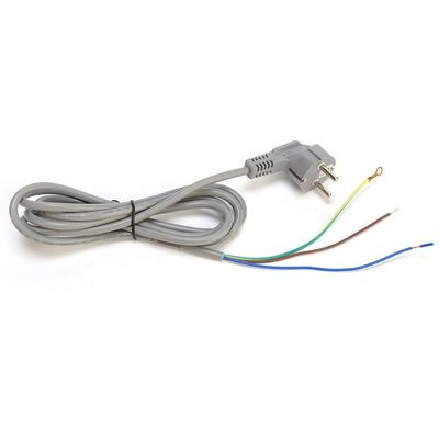16A Plug VDE H05vv-f 3g1.0mm2 filo spogliato con fine aperto personalizzato AC Computer Power Euro Cord Best Welcome Fashion