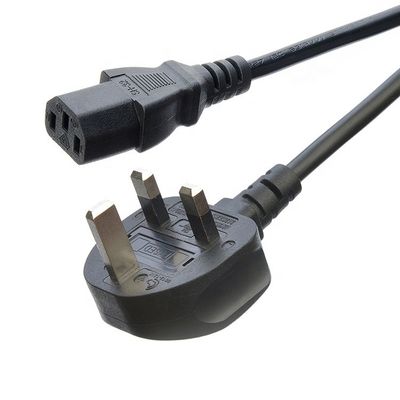 IEC60320 C13 C5 con cavo di alimentazione a 3 pin UK BS Standard 10A-16A