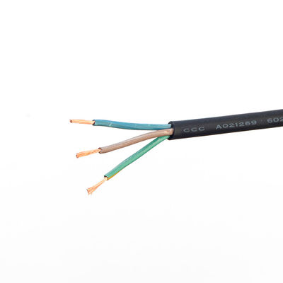 Basso Voltaggio KC Cavo elettrico standard H05vv-f 3x0.75 Sqmm Cavo di alimentazione rigido 300/500V per cablaggio elettrico domestico Cavo elettrico rame 2.5 di marca