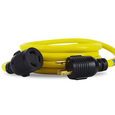 ETL elencato 3 Prong 30 Amp Generator Cord 25 piedi Heavy Duty NEMA L5-30P/L5-30R 10 Gauge 125V SJTW Lock Generator Extension Cord