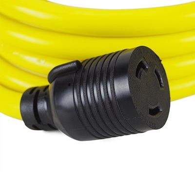 ETL elencato 3 Prong 30 Amp Generator Cord 25 piedi Heavy Duty NEMA L5-30P/L5-30R 10 Gauge 125V SJTW Lock Generator Extension Cord
