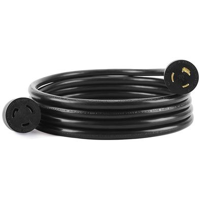 Corde di alimentazione a corrente alternata 50FT ETL elencate NEMA 6-20 Corde di estensione 6-20P a 6-20R per veicoli elettrici mobili di livello 2 di carica a carica pesante 250V 20A