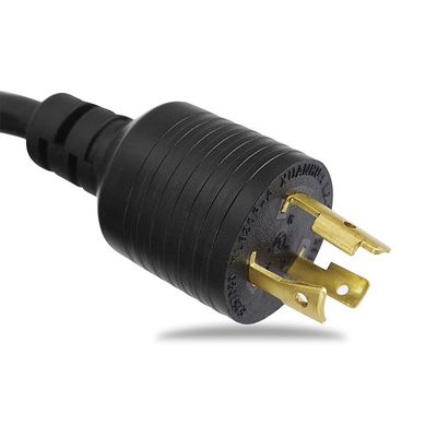 Corde di alimentazione a corrente alternata 50FT ETL elencate NEMA 6-20 Corde di estensione 6-20P a 6-20R per veicoli elettrici mobili di livello 2 di carica a carica pesante 250V 20A