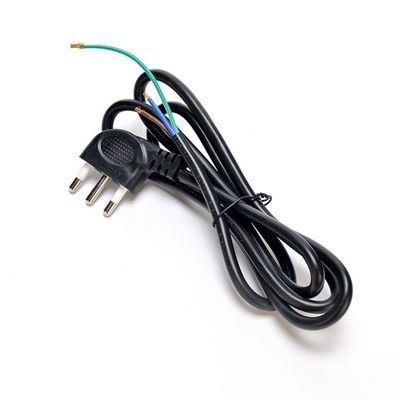 16A IEC 60320 C13 Clover Connector Nero Italia Standard H05VV-F 3x0.75MM2 Terzo di cavo di estensione Terzo standard