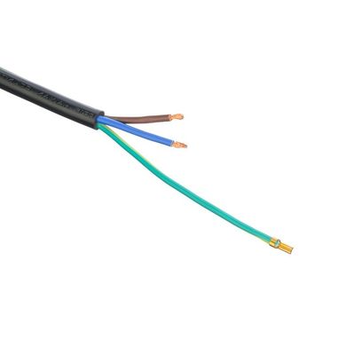 16A IEC 60320 C13 Clover Connector Nero Italia Standard H05VV-F 3x0.75MM2 Terzo di cavo di estensione Terzo standard
