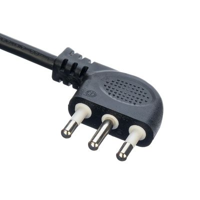 16A IEC 60320 C13 Clover Connector Nero Italia Standard H05VV-F 3x0.75MM2 Terzo di cavo di estensione Terzo standard