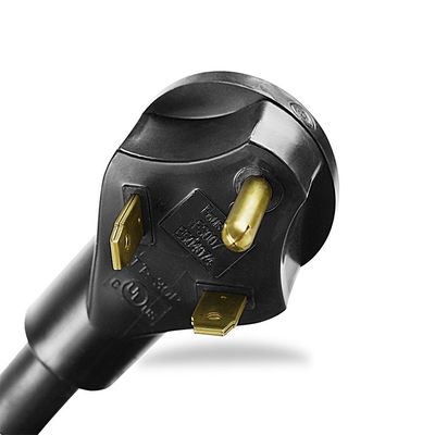 30Amp Heavy Duty RV Extension Cord 10 AWG ETL Listed 50ft TT-30P a TT-30R con indicatore a LED e design facile da staccare