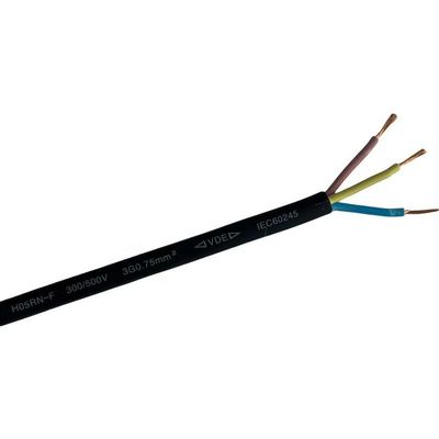 Funzionamento duraturo filo di rame multicore cavo di alimentazione 2/3/4/5/6 cavo di gomma in pvc 10A 250V filo avvolto