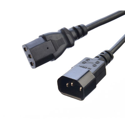 Corde di alimentazione CA 125V per lavastoviglie congelatore 220V Estensione ETL omologata USA NEMA 5-15P a IEC C13 Fino a 18AWG 220V