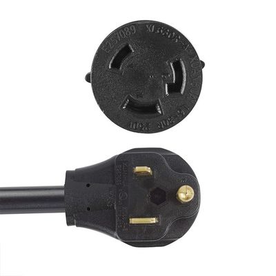 1/1.5 FT Nema 30Amp L6-30R Blocco del generatore a 50Amp 6-50P Adaptatore saldatore con cavo di estensione STW 6/8/10 AWG