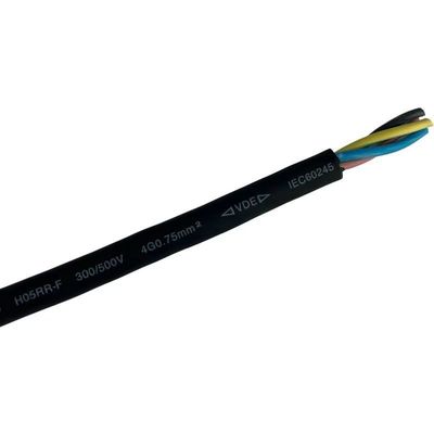 Cable elettrico a bassa tensione in gomma di PVC personalizzato per cablaggio domestico VDE Cavo flessibile 2 3 4 5 attrezzature di base filo elettrico