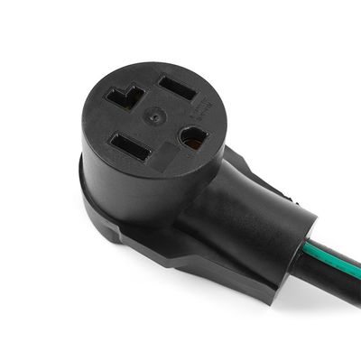 1 presa di corrente 1FT NEMA 10-30P a 14-30R Adaptore per asciugatore 30A 250V SJTW 10AWG 3C Adaptore per asciugatore da 3 a 4 punti con filo verde a terra