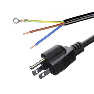 ETL 3 Prong American Power Cord ETL1ft Flat Head Extension Cord Giacca in PVC 3X16AWG 7a 125v 2 Prong Figura 8