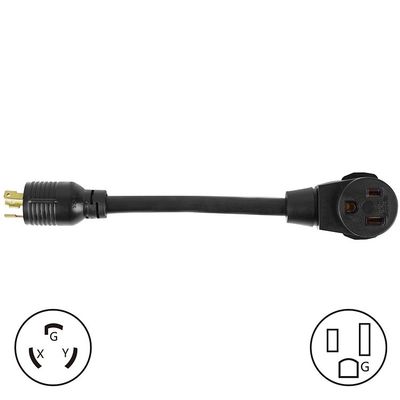 NEMA L6-30P Maschio a 6-50R Femmina 30Amp a 50Amp Cavo di estensione per saldatori e apparecchiature ad alta potenza